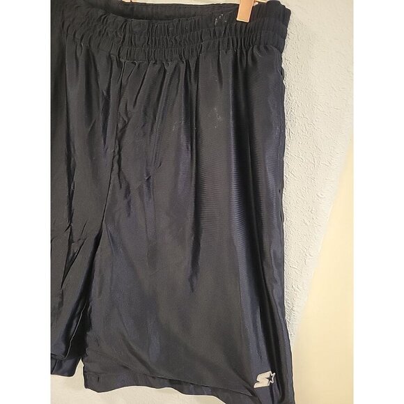 Starter Shiny Dazzle Basketball Shorts Reversible Mesh Navy Y2K Vintage XL - Picture 5 of 5